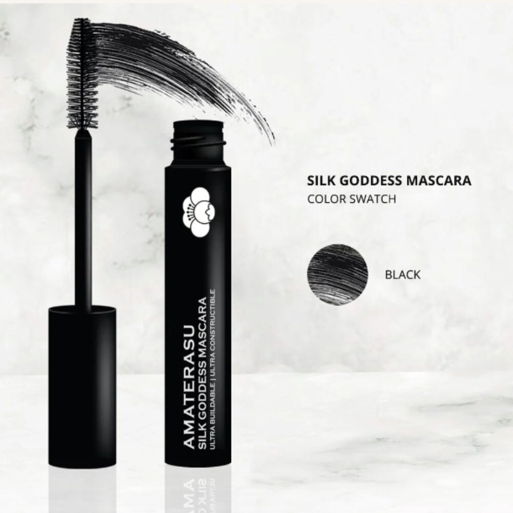 Silk Goddess Mascara, Amaterasu, MADE IN JAPAN, Clean Beauty. Real Silk Fibres
